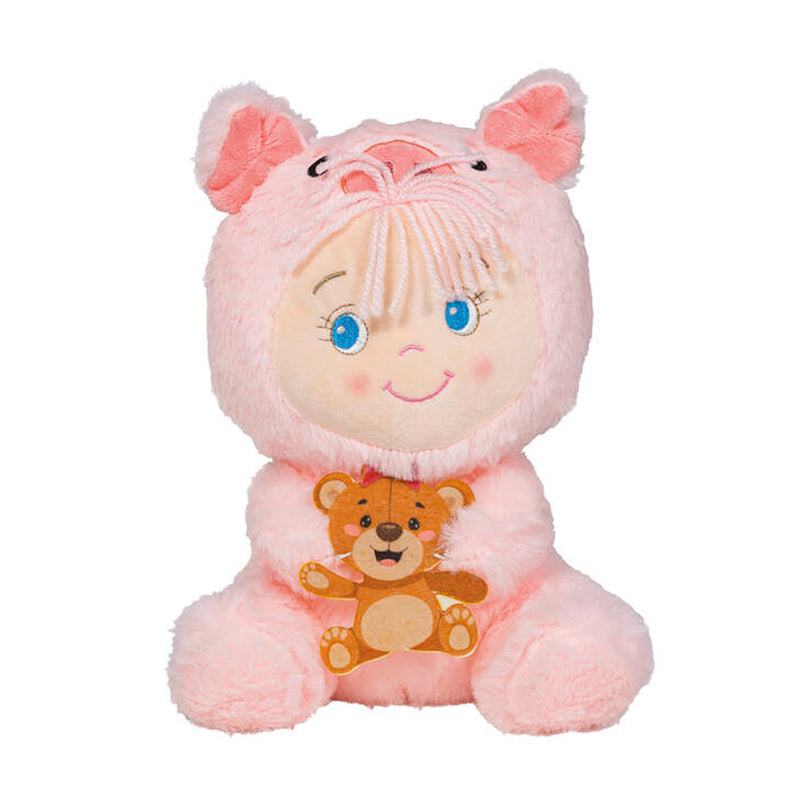 PELUCHE BABY CON TUTINA ANIMALE 23CM