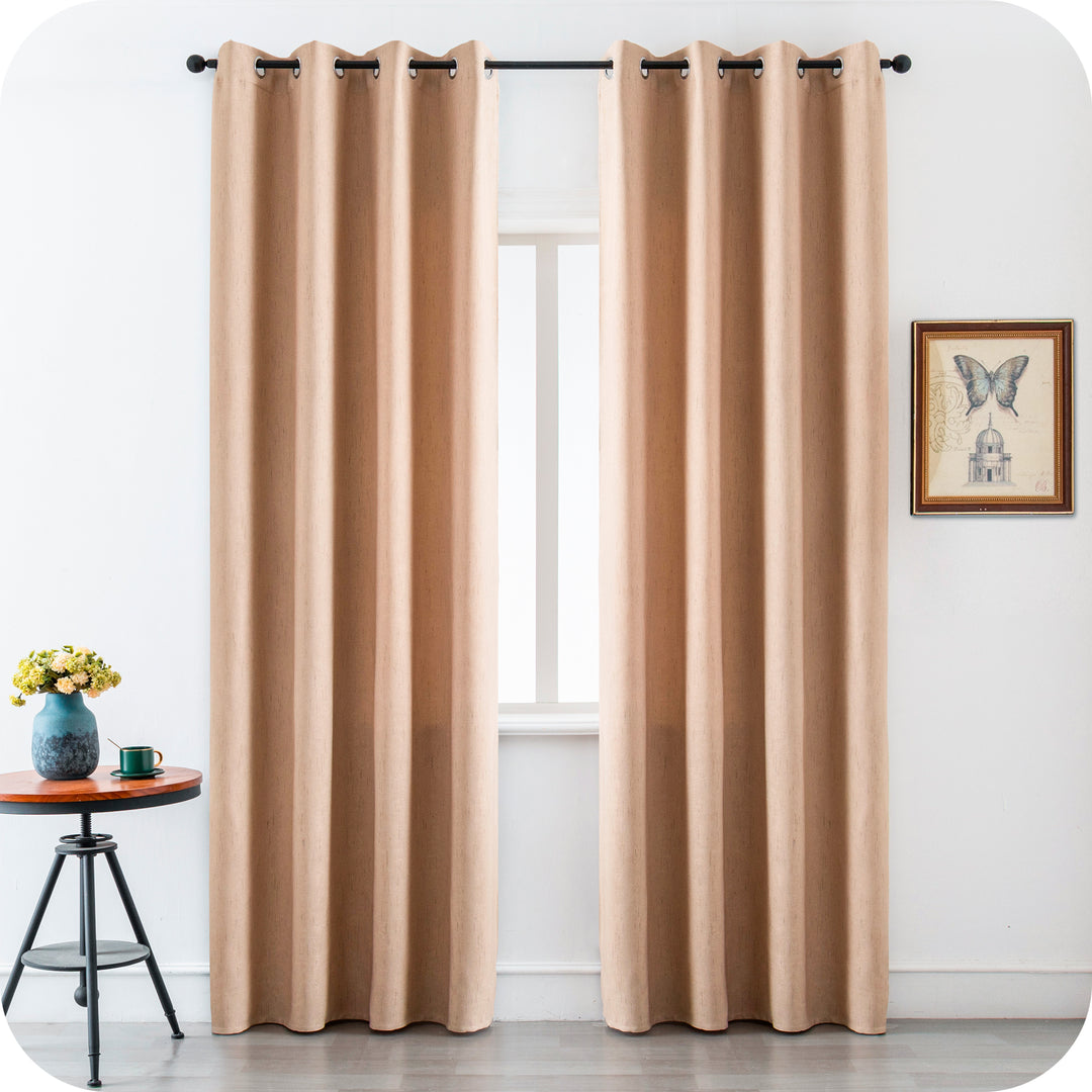 Tenda Pantelleria maggese con occhielli, telo singolo 140 cm