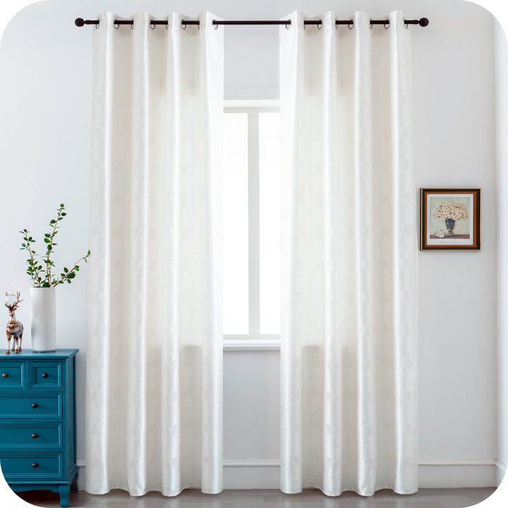 TENDA SEMI OSCURANTE FANTASIA CUORI 1 PANNELLO 140X285CM BIANCO