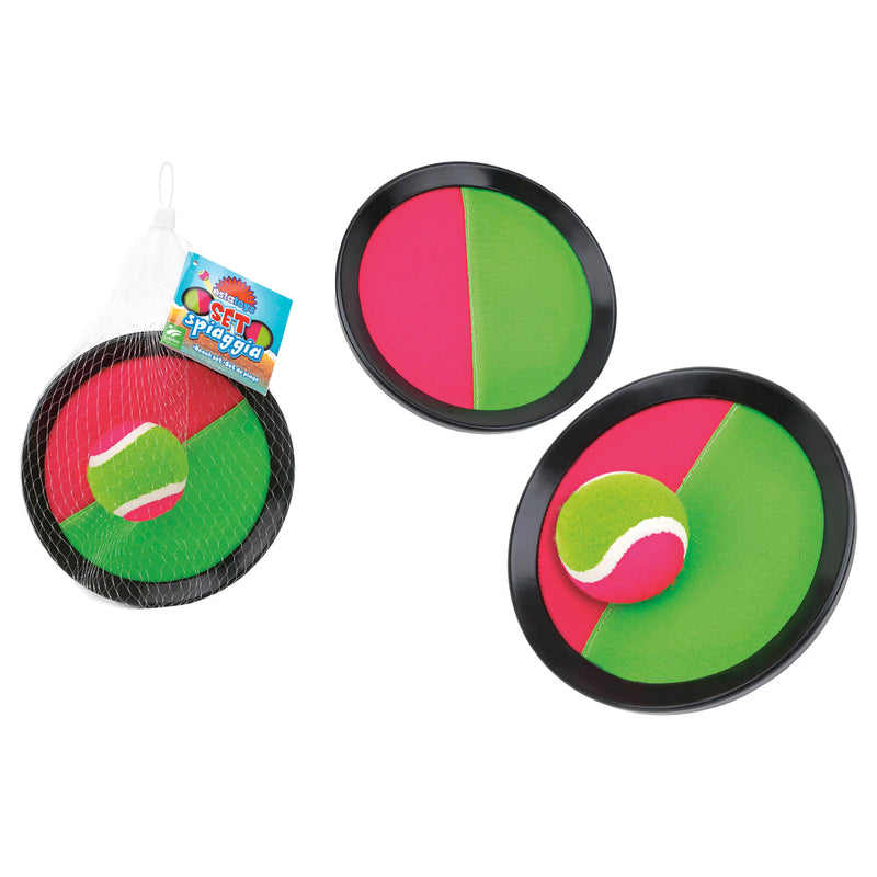 TAMBURELLO VELCRO 2 PEZZI CON PALLINA