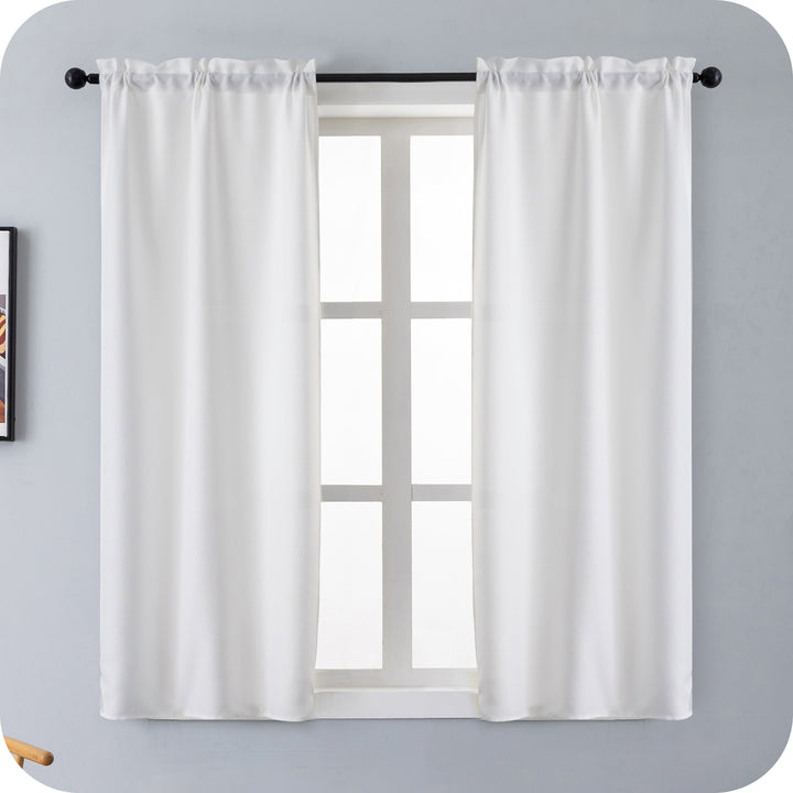 COPPIA TENDE KOMODO SEMI COPRENTI 2X55X130CM BIANCO