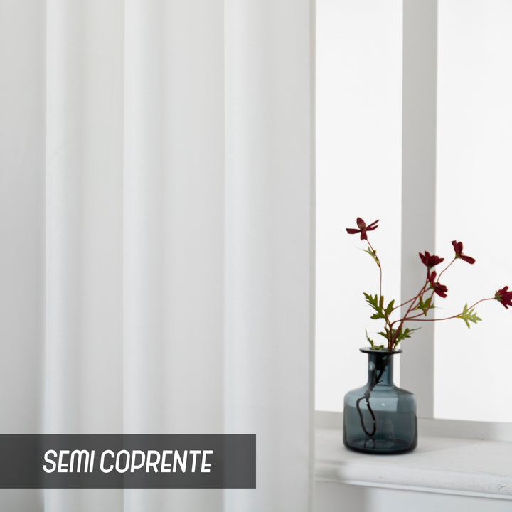TENDA KOMODO SEMI COPRENTE 1 PANNELLO 1 PANNELLO 140X290CM BIANCO