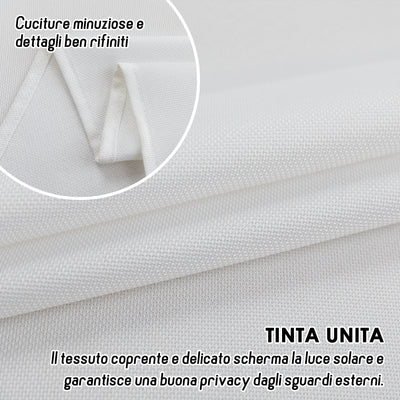 TENDA KOMODO SEMI COPRENTE 1 PANNELLO 140X290CM BIANCO