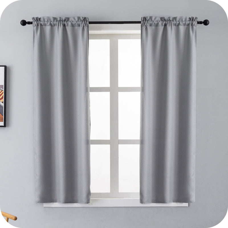 COPPIA TENDE KOMODO SEMI COPRENTI 2X70X150CM GRIGIO