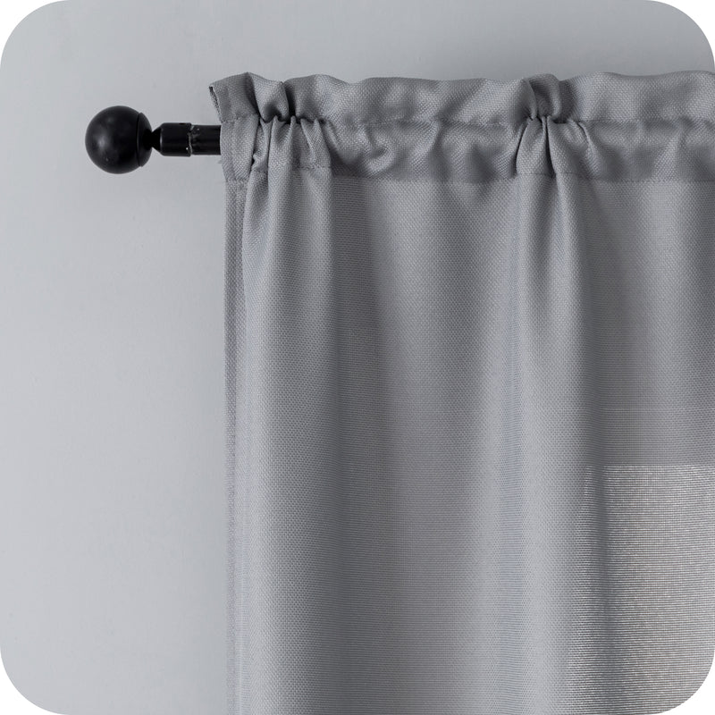 COPPIA TENDE KOMODO SEMI COPRENTI 2X70X240CM GRIGIO