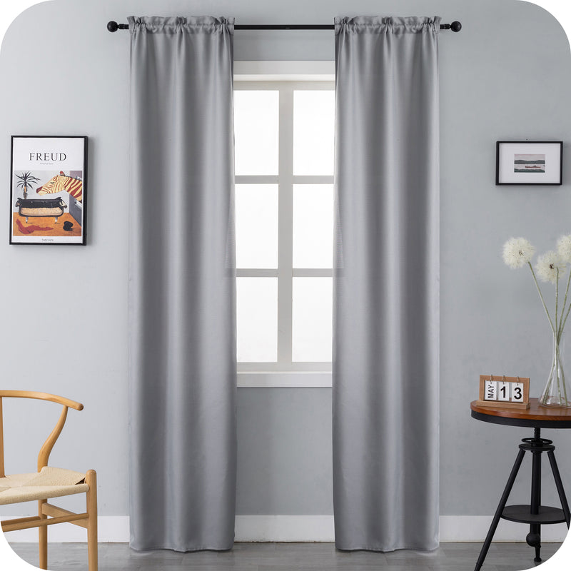 COPPIA TENDE KOMODO SEMI COPRENTI 2X70X240CM GRIGIO