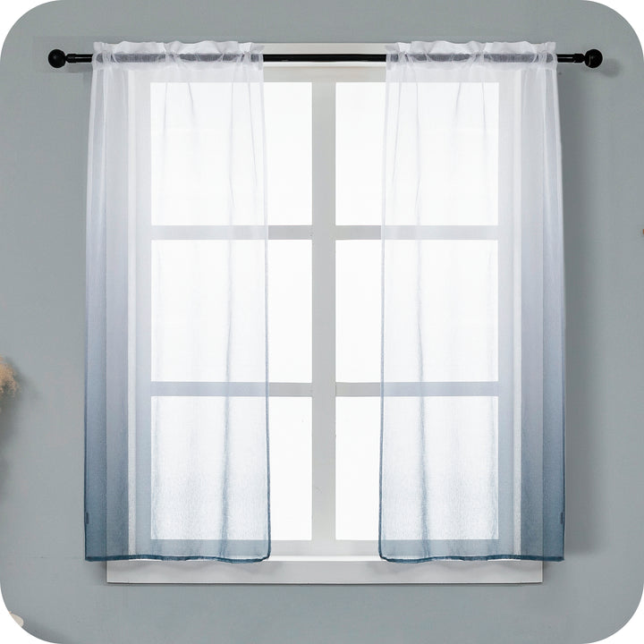 COPPIA TENDE OLÉRON FILTRANTI SFUMATE BIANCO-GRIGIO 2X70X140CM
