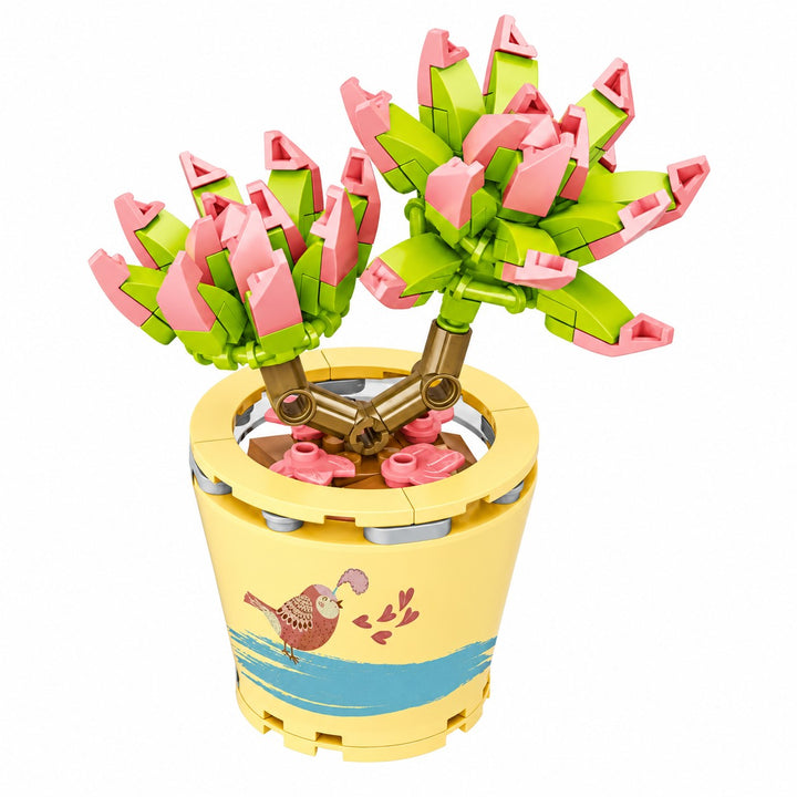 CUBIX COSTRUZIONI BONSAI IN VASO CON FIORE