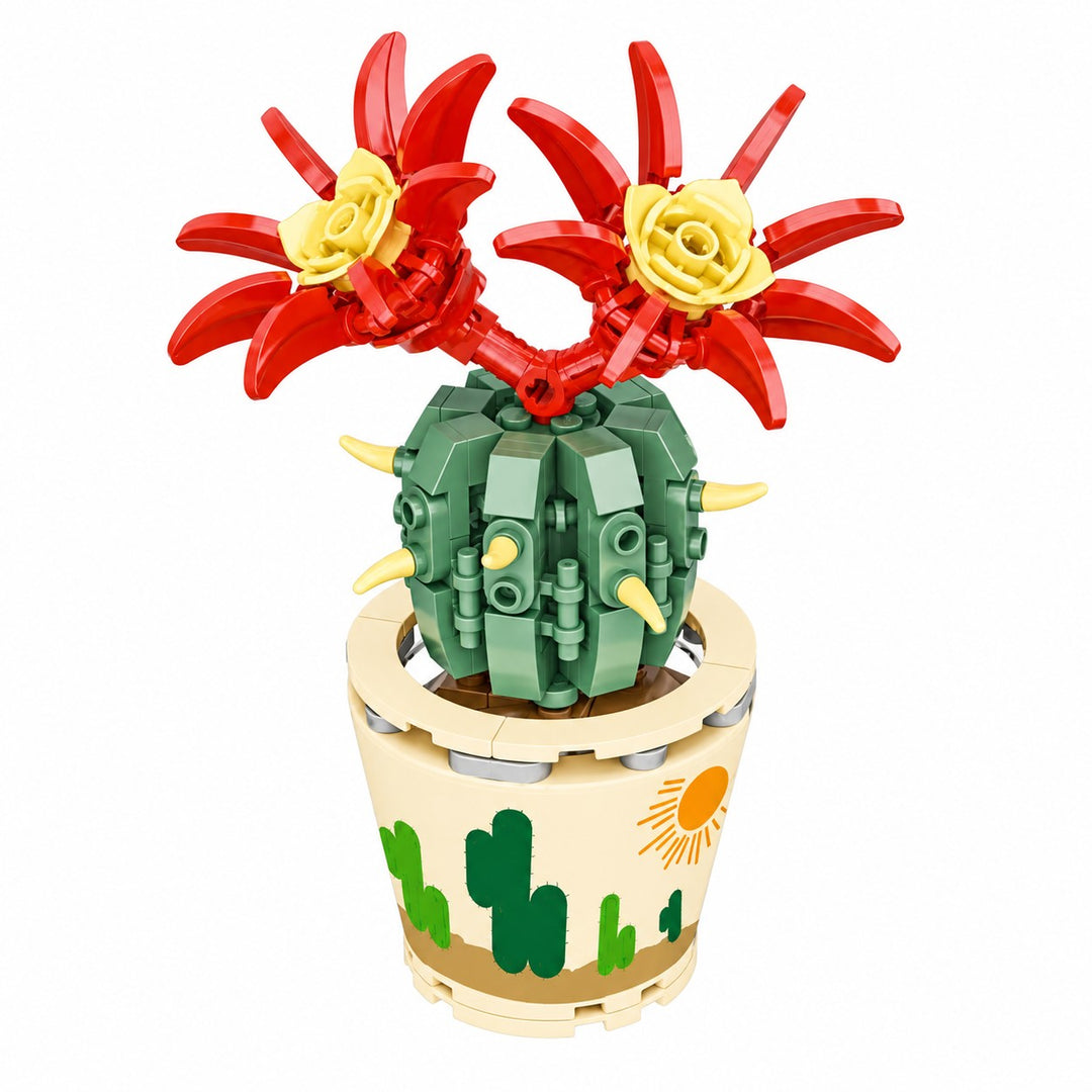 CUBIX COSTRUZIONI BONSAI IN VASO CON FIORE