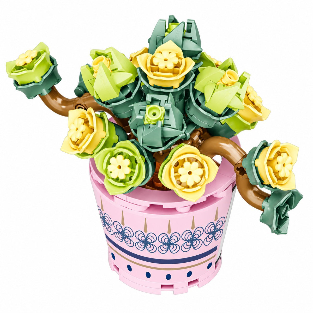 CUBIX COSTRUZIONI BONSAI IN VASO CON FIORE