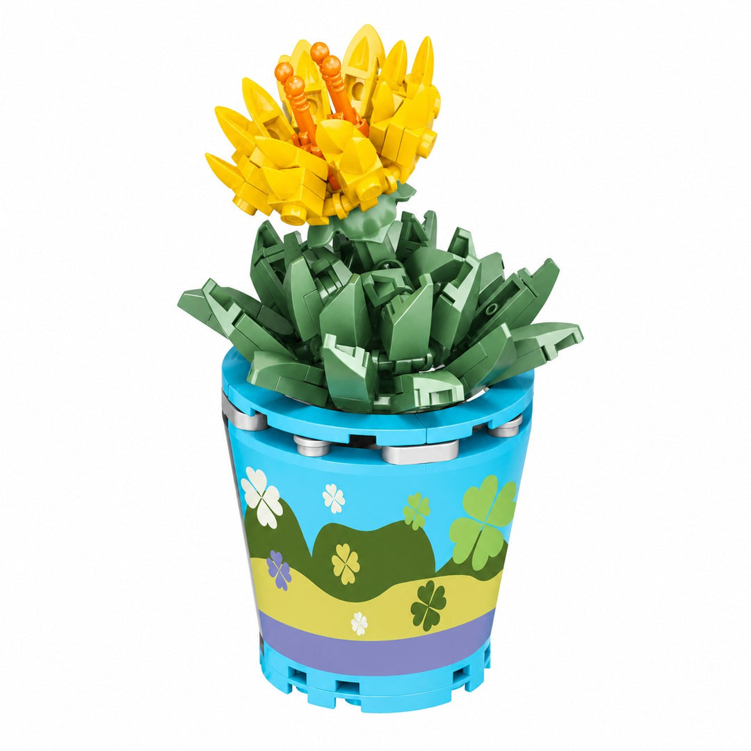 CUBIX COSTRUZIONI BONSAI IN VASO CON FIORE