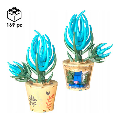CUBIX COSTRUZIONI BONSAI VASO CON FIORE