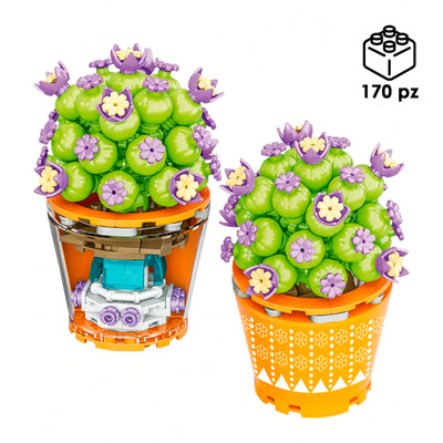 CUBIX COSTRUZIONI BONSAI VASO CON FIORE
