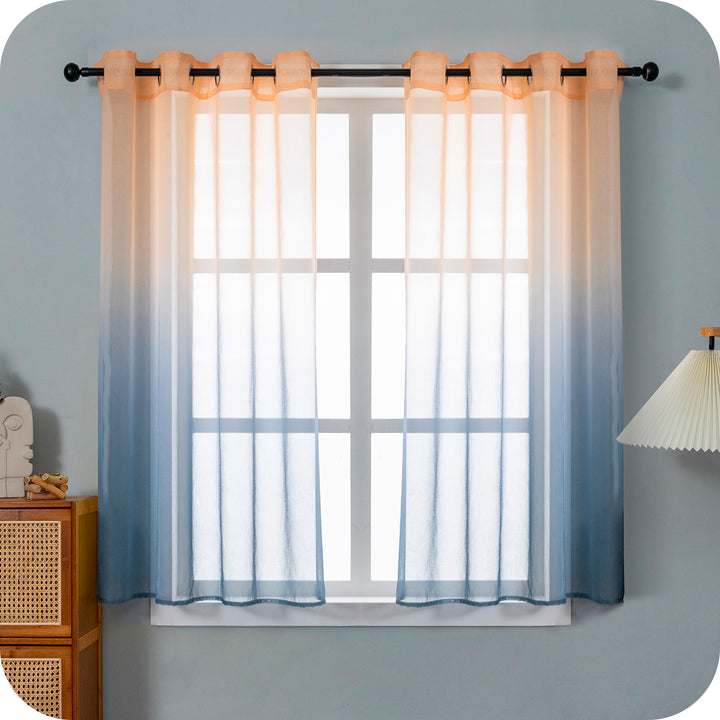 TENDA OLÉRON FILTRANTE SFUMATA GIALLO-GRIGIO 1 PANNELLO 140X140CM