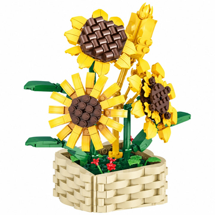 CUBIX COSTRUZIONI FIORI CON VASO