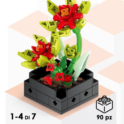 CUBIX COSTRUZIONI PIANTE GRASSE CON VASO