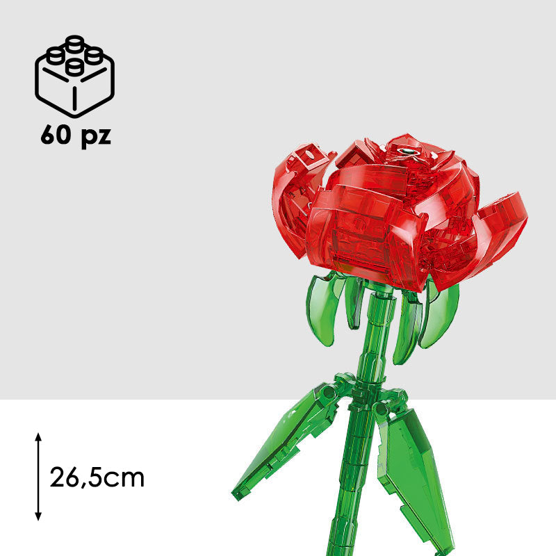 CUBIX COSTRUZIONI FIORI TRASPARENTI