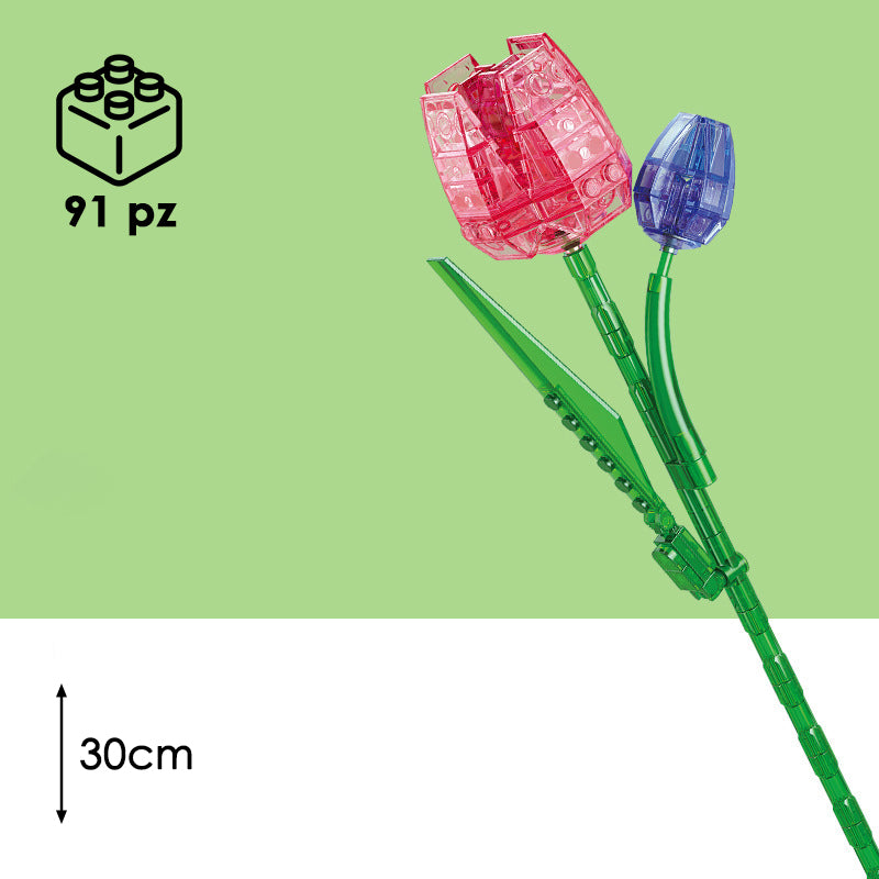 CUBIX COSTRUZIONI FIORI TRASPARENTI