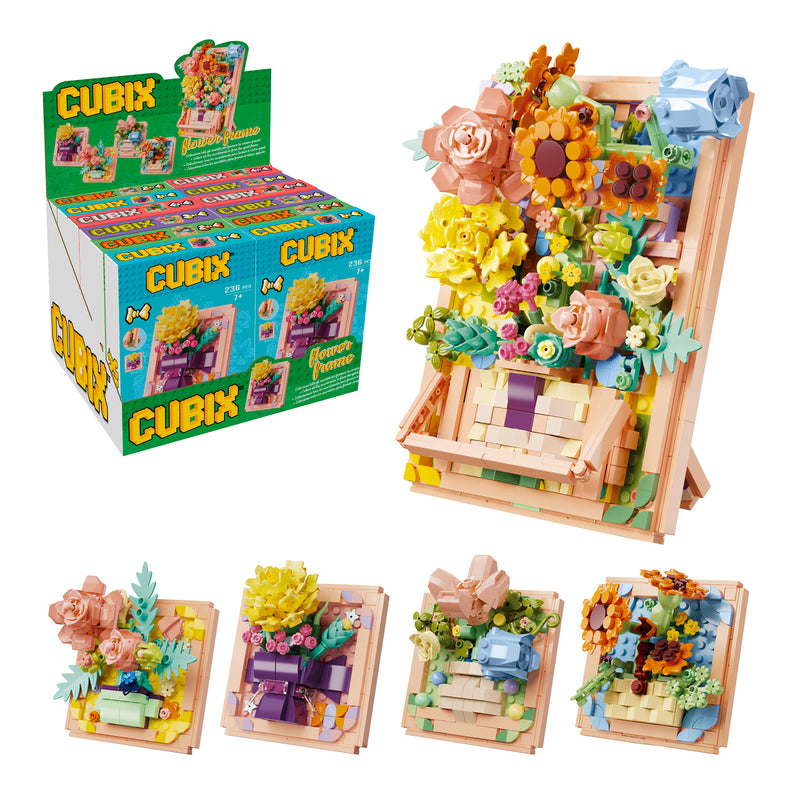 CUBIX COSTRUZIONI CORNICE CON FIORI 4 IN 1