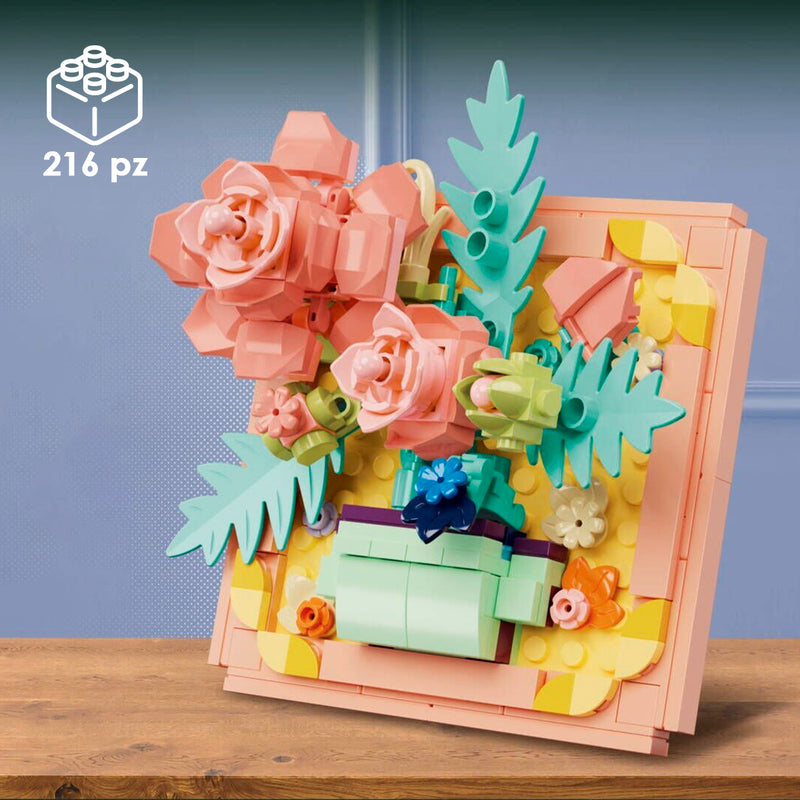 CUBIX COSTRUZIONI CORNICE CON FIORI 4 IN 1