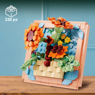 CUBIX COSTRUZIONI CORNICE CON FIORI 4 IN 1