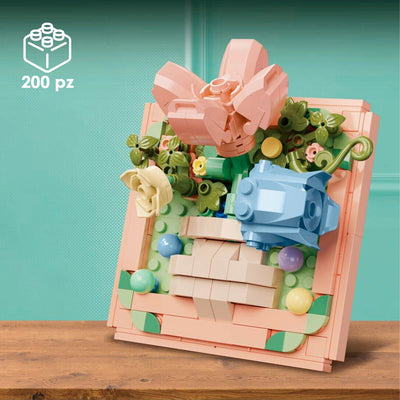 CUBIX COSTRUZIONI CORNICE CON FIORI 4 IN 1