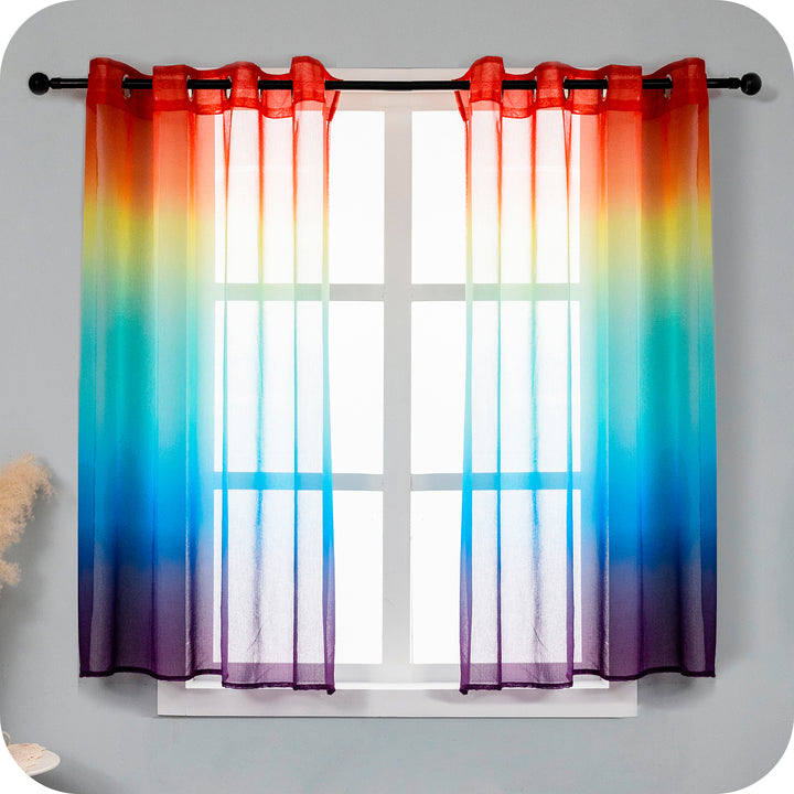 TENDA OLÉRON FILTRANTE SFUMATA ARCOBALENO 1 PANNELLO 140X140CM
