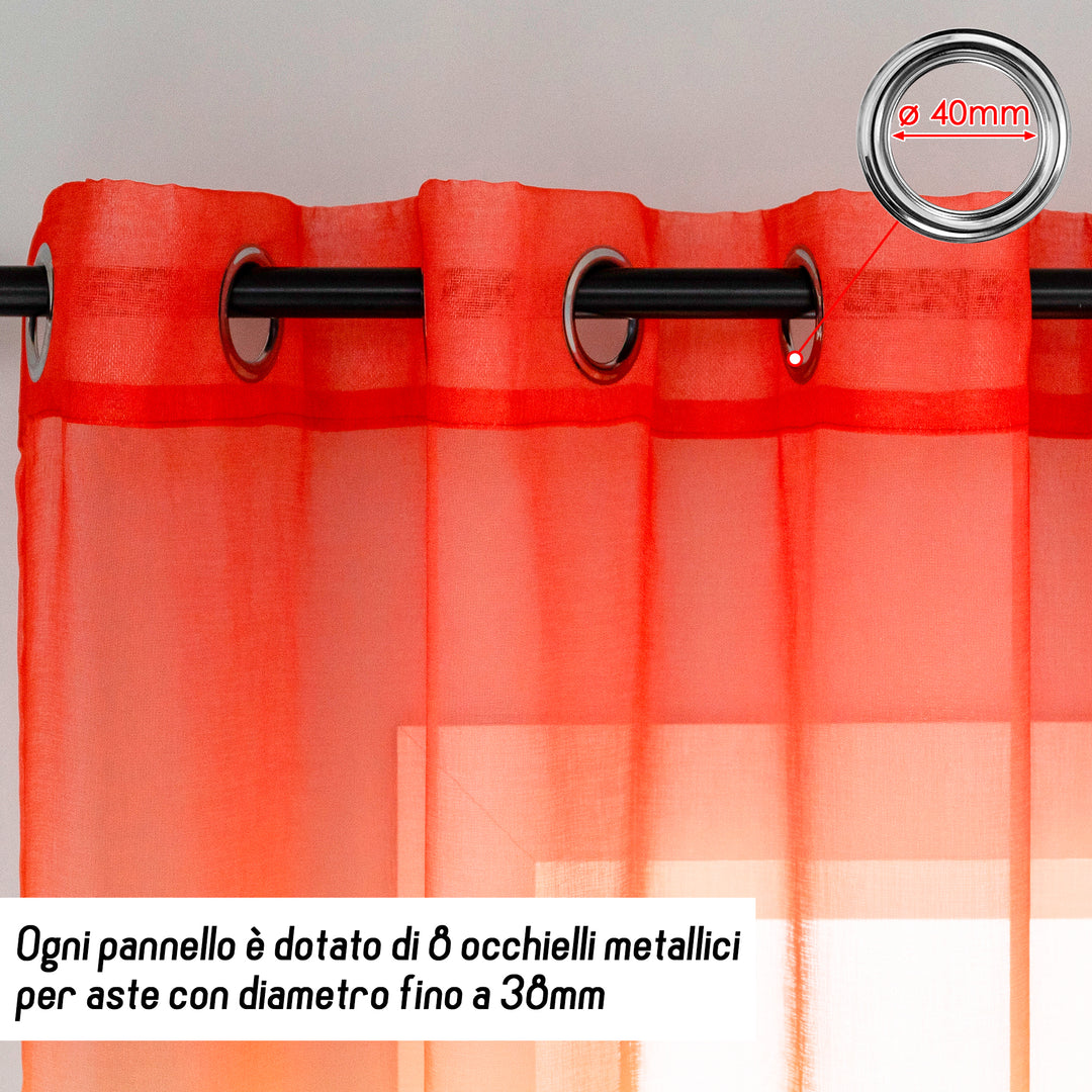 TENDA OLÉRON FILTRANTE SFUMATA ARCOBALENO 1 PANNELLO 140X140CM