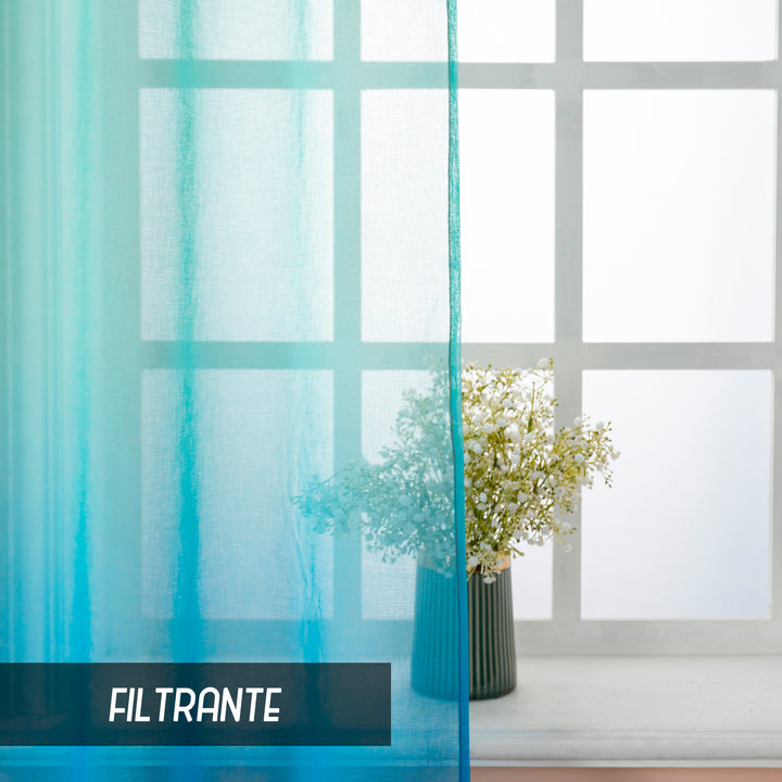 TENDA OLÉRON FILTRANTE SFUMATA ARCOBALENO 1 PANNELLO 140X140CM