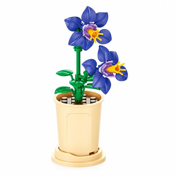 CUBIX COSTRUZIONI VASO ZODIACO CON FIORE