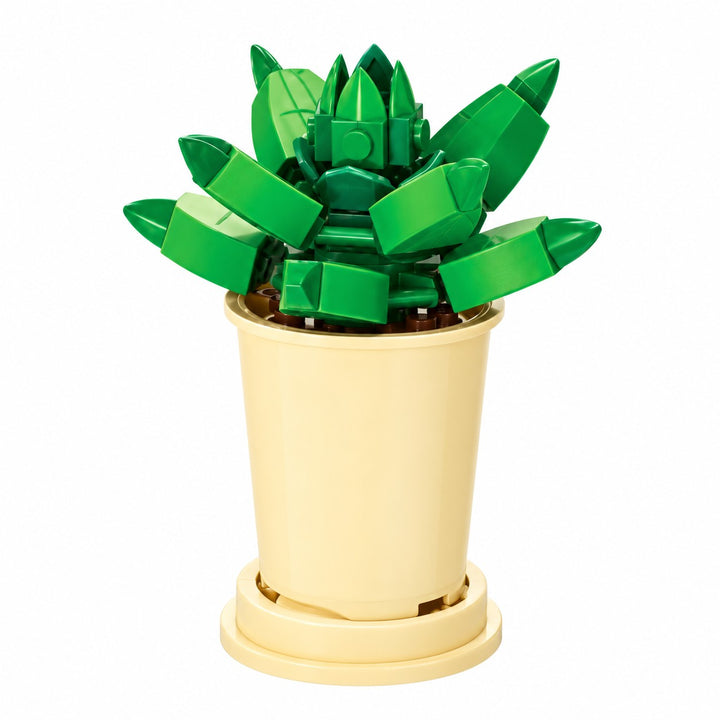 CUBIX COSTRUZIONI VASO ZODIACO CON FIORE