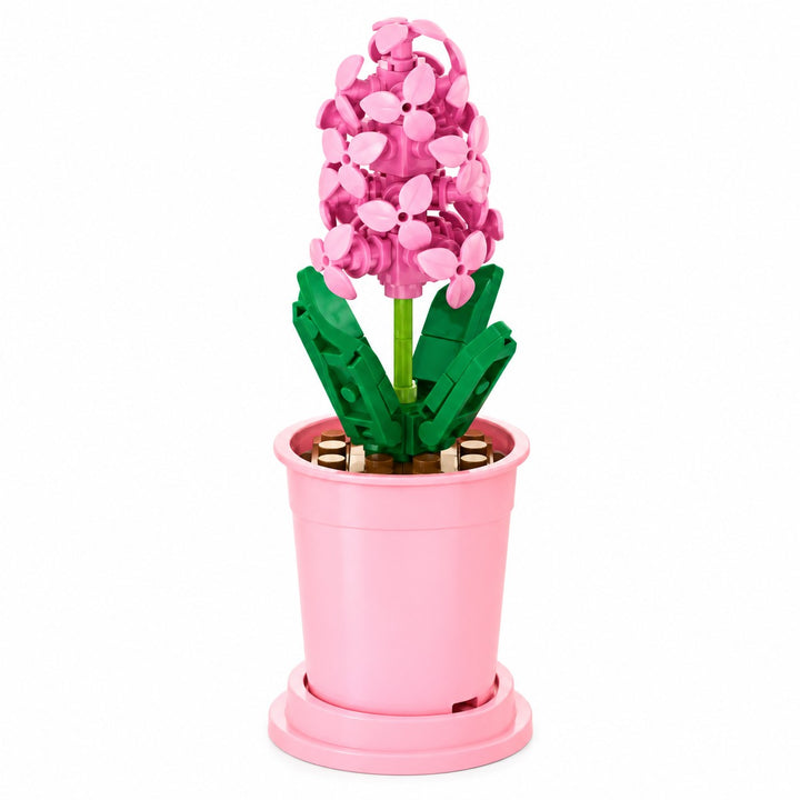 CUBIX COSTRUZIONI VASO ZODIACO CON FIORE