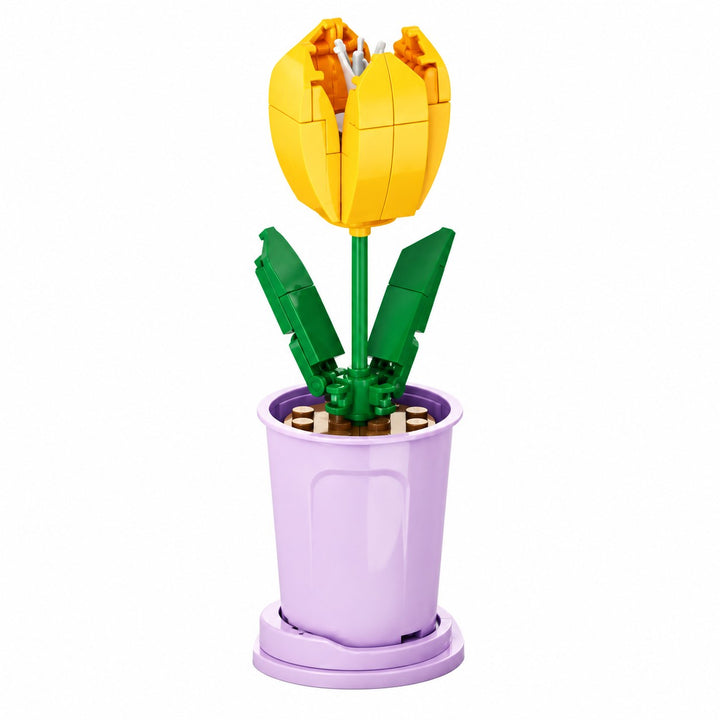 CUBIX COSTRUZIONI VASO ZODIACO CON FIORE