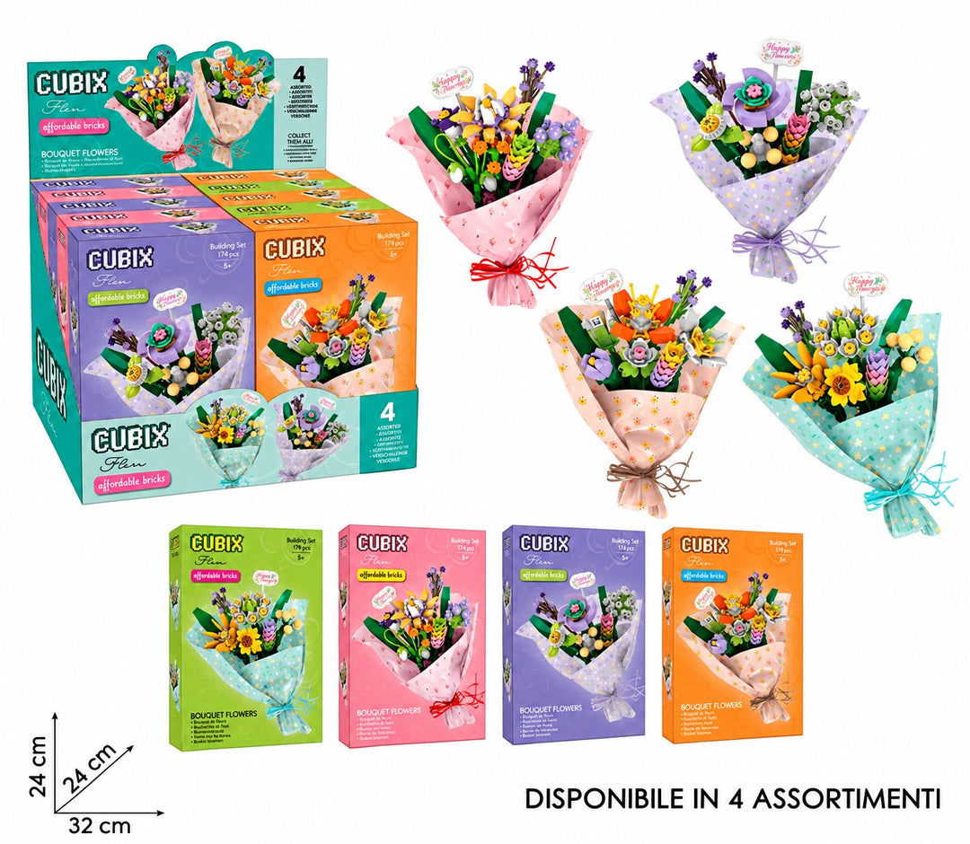 CUBIX COSTRUZIONI BOUQUET DI FIORI