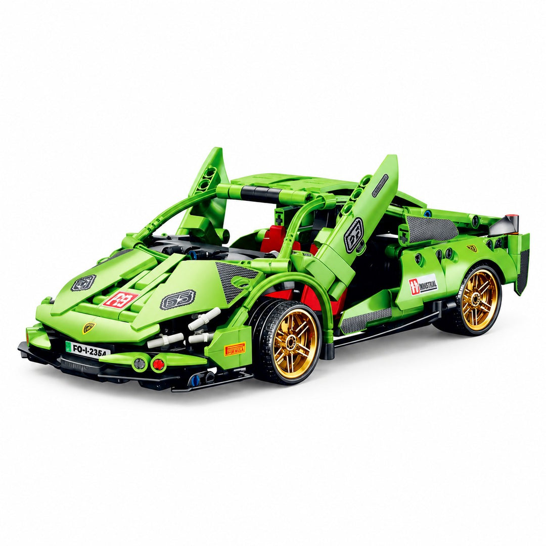 CUBIX COSTRUZIONI AUTO RACER RETROCARICA 1:18