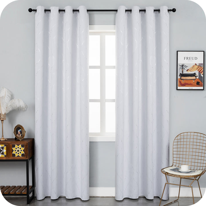 TENDA CAPRI SEMI OSCURANTE MOTIVO INTRECCIO 1 PANNELLO 140X290CM BIANCO