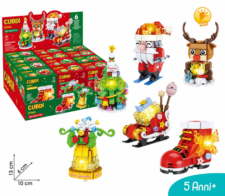 CUBIX COSTRUZIONI NATALE CON LUCE