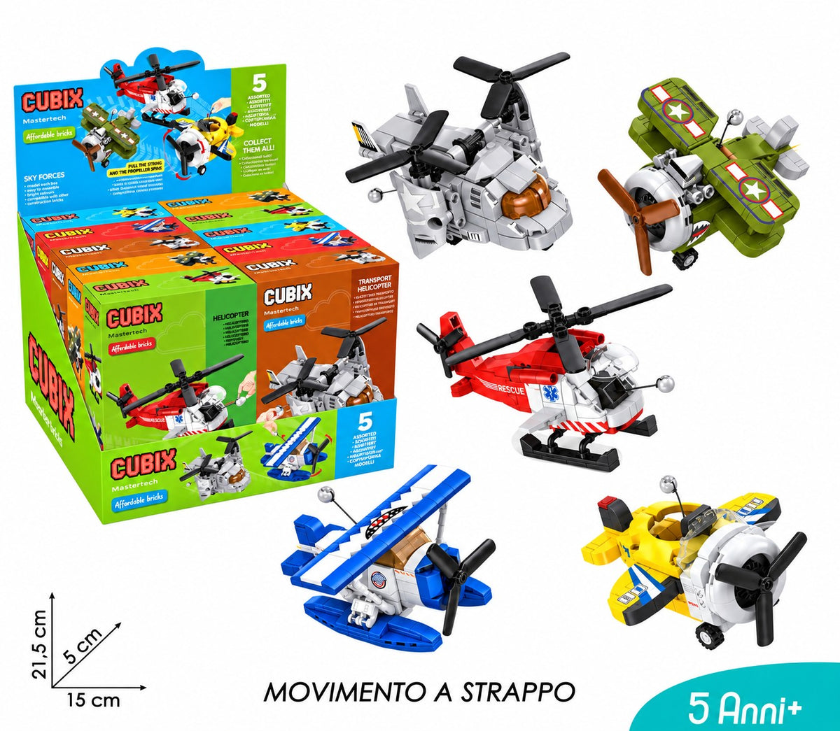 CUBIX COSTRUZIONI AEREI MOVIMENTO A STRAPPO