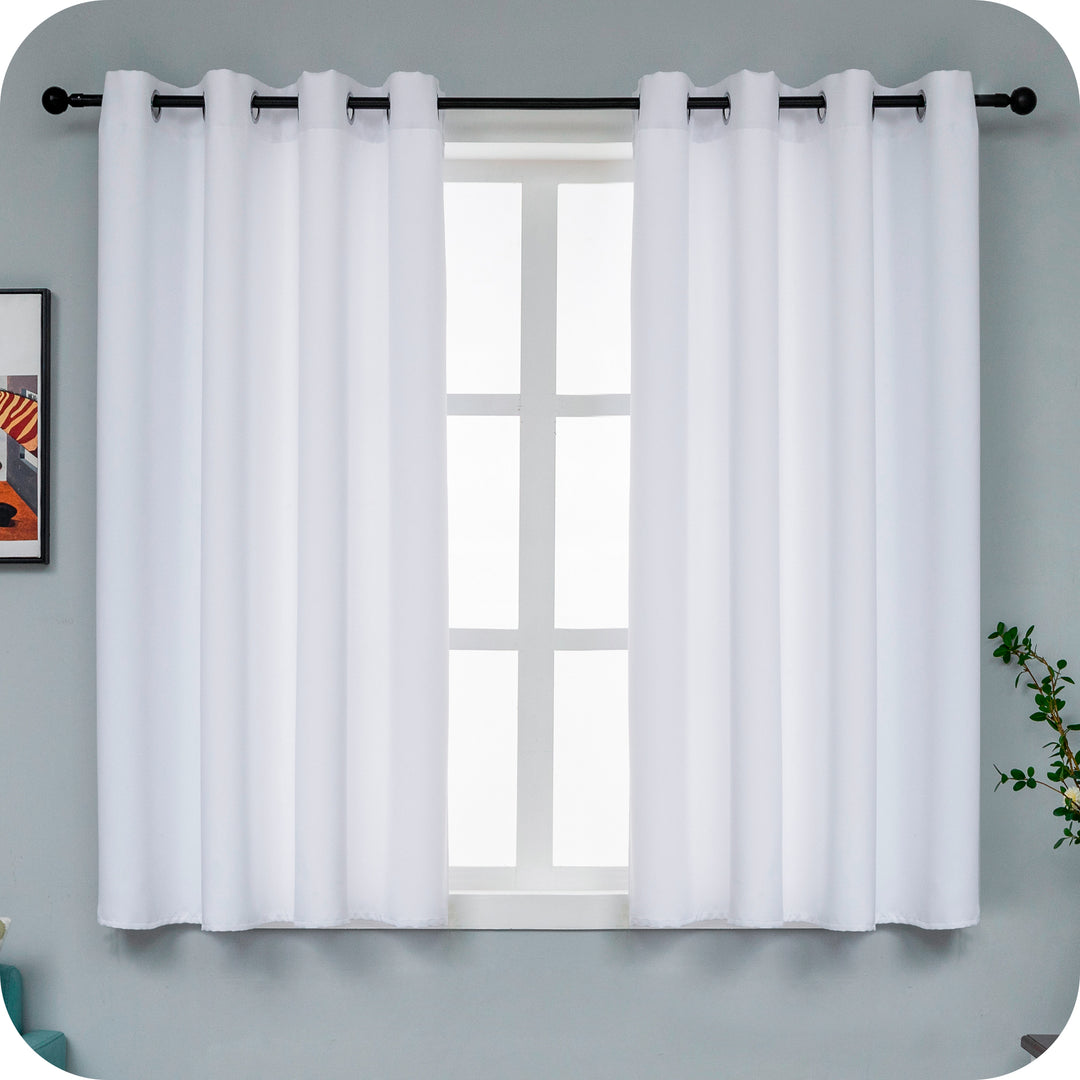 TENDA FIJI SEMI OSCURANTE TINTA UNITA 1 PANNELLO 140X150CM BIANCO