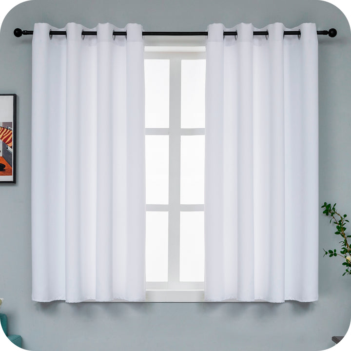 TENDA FIJI SEMI OSCURANTE TINTA UNITA 1 PANNELLO 140X150CM BIANCO