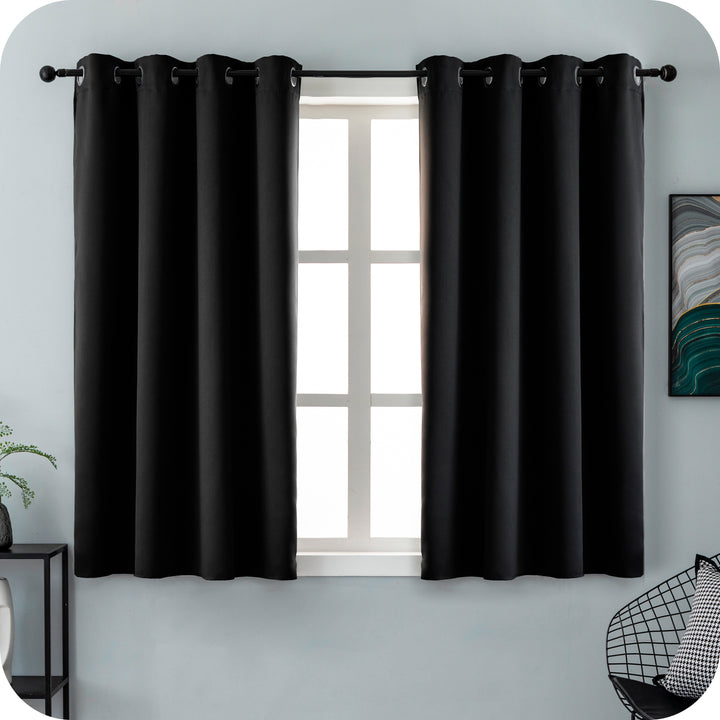 TENDA FIJI OSCURANTE TINTA UNITA 1 PANNELLO 140X150CM NERO