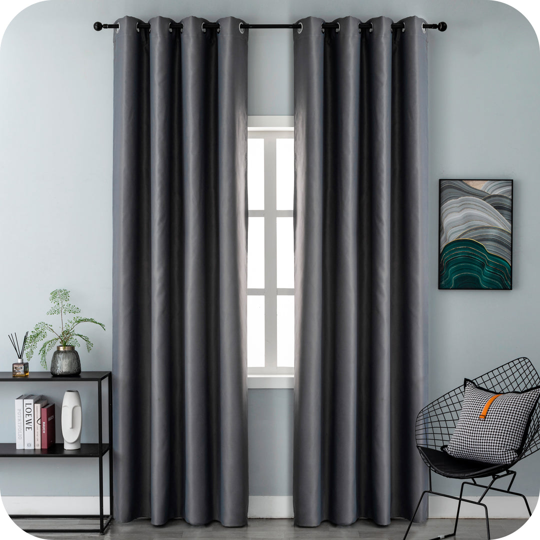 TENDA FIJI OSCURANTE TINTA UNITA 1 PANNELLO 140X240CM GRIGIO