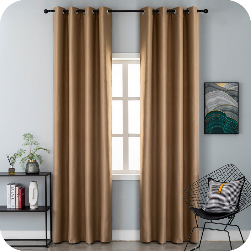 TENDA FIJI OSCURANTE TINTA UNITA 140X235CM MARRONE