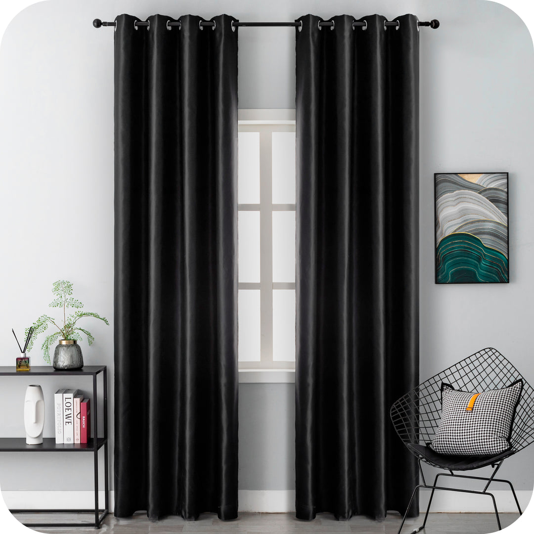 TENDA FIJI OSCURANTE TINTA UNITA 1 PANNELLO 140X240CM NERO