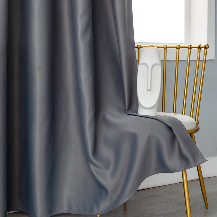 TENDA FIJI OSCURANTE TINTA UNITA 1 PANNELLO 140X290CM GRIGIO