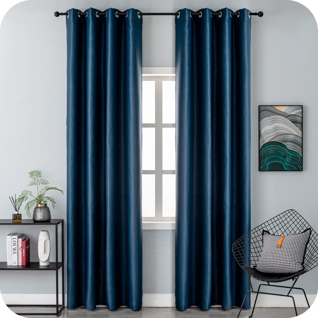 TENDA FIJI OSCURANTE TINTA UNITA 1 PANNELLO 140X290CM BLU