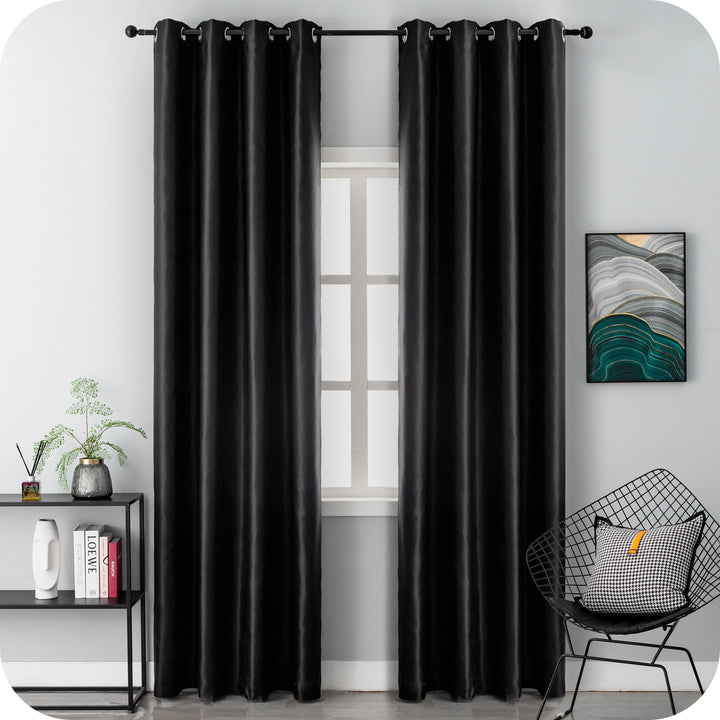 TENDA FIJI OSCURANTE TINTA UNITA 1 PANNELLO 140X290CM NERO
