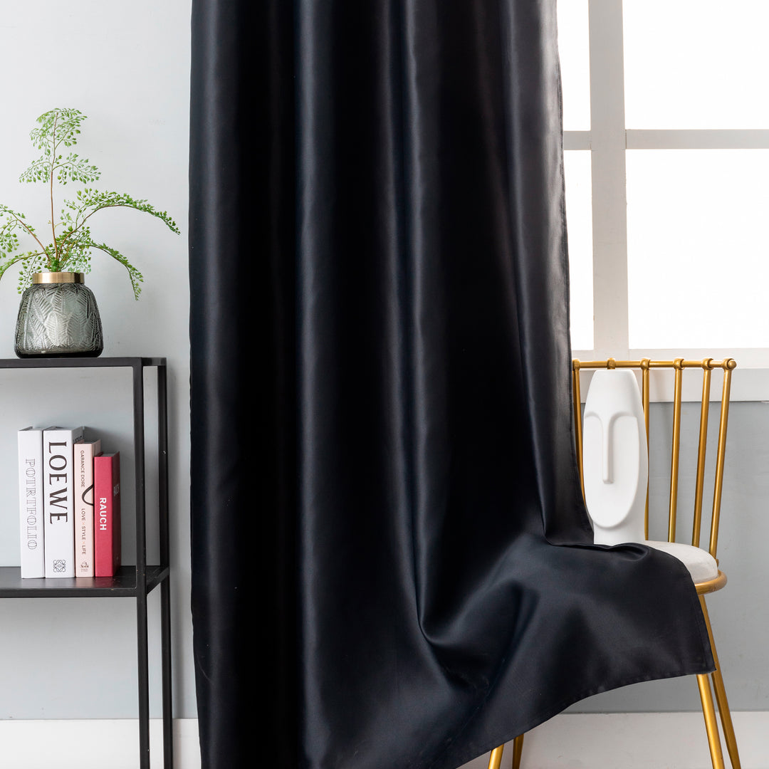 TENDA FIJI OSCURANTE TINTA UNITA 1 PANNELLO 140X290CM NERO