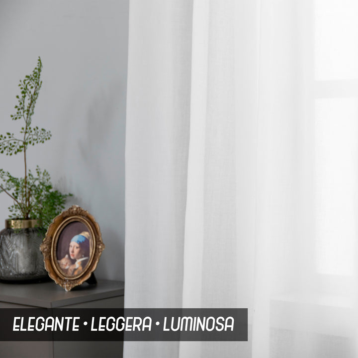 TENDA SEMI FILTRANTE CON FIORE DI LOTO 1 PANNELLO 140X275CM ROSSO