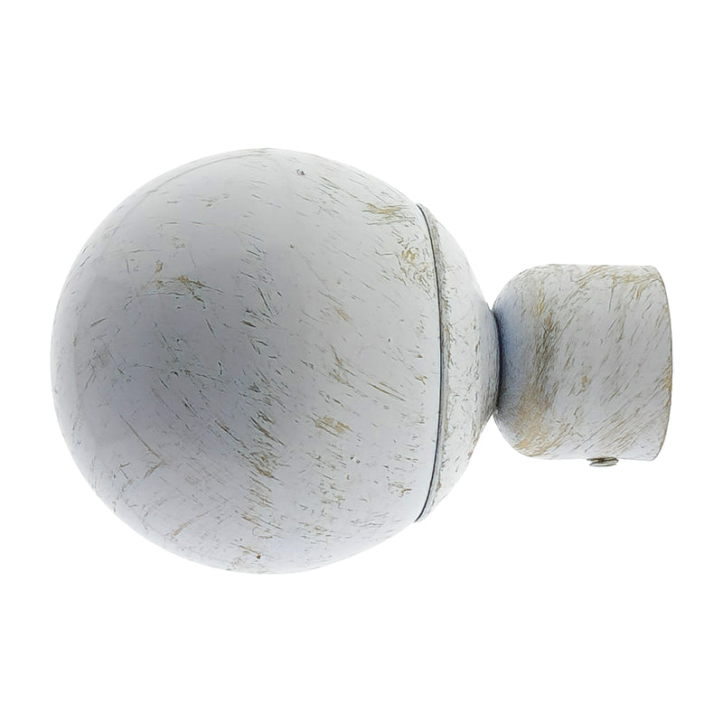 TERMINALE PALLA NEW 2PZ BIANCO E ORO